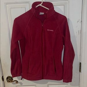Columbia Pink Raspberry Fleece Jacket Women’s Small